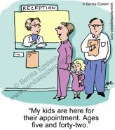 funny medical doctors office reception cartoon patient 1560